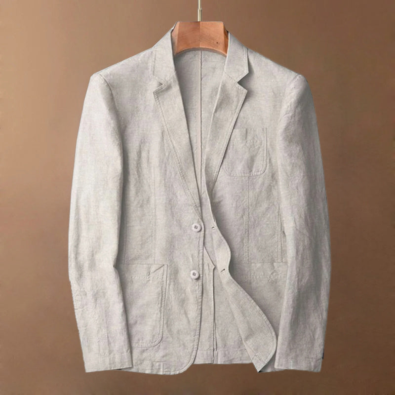 Men's Thin Breathable Single-Western Jacket Under General Anesthesia