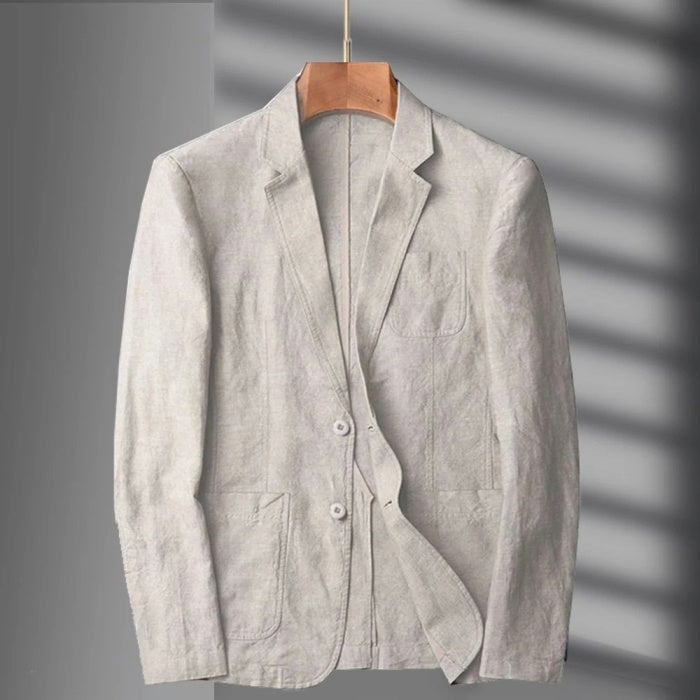 Men's Thin Breathable Single-Western Jacket Under General Anesthesia