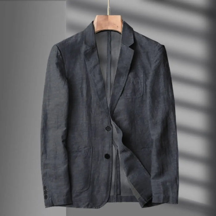 Men's Thin Breathable Single-Western Jacket Under General Anesthesia