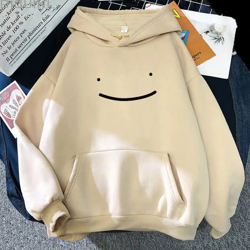 Men's Hoodie with Simple Cartoon Print Design