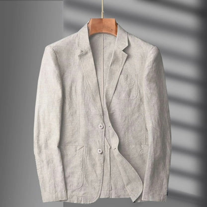 Men's Thin Breathable Single-Western Jacket Under General Anesthesia