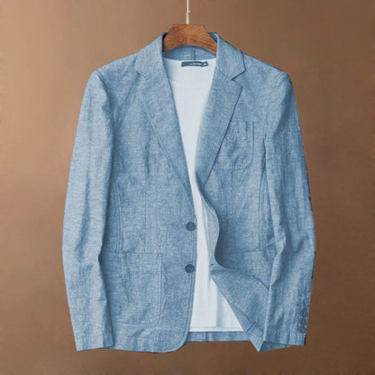 Men's Thin Breathable Single-Western Jacket Under General Anesthesia