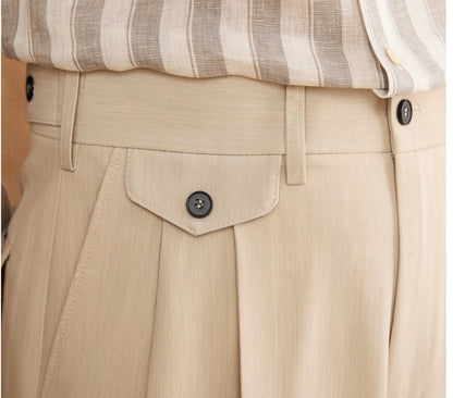 Breathable Business Casual Long Pants Men