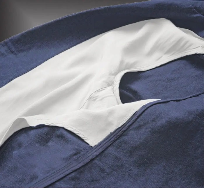 Men's Thin Breathable Single-Western Jacket Under General Anesthesia