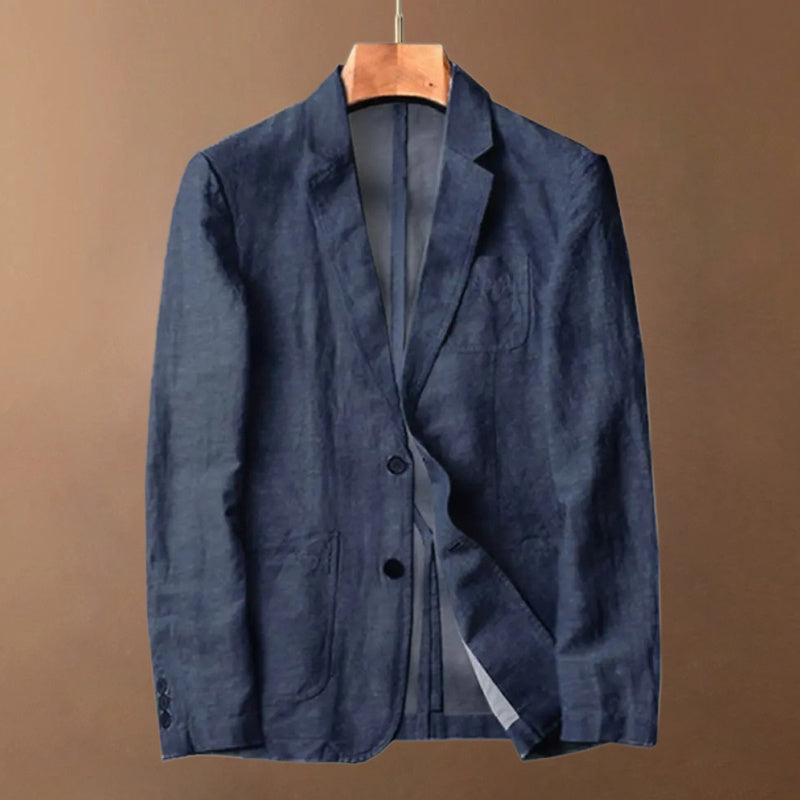 Men's Thin Breathable Single-Western Jacket Under General Anesthesia