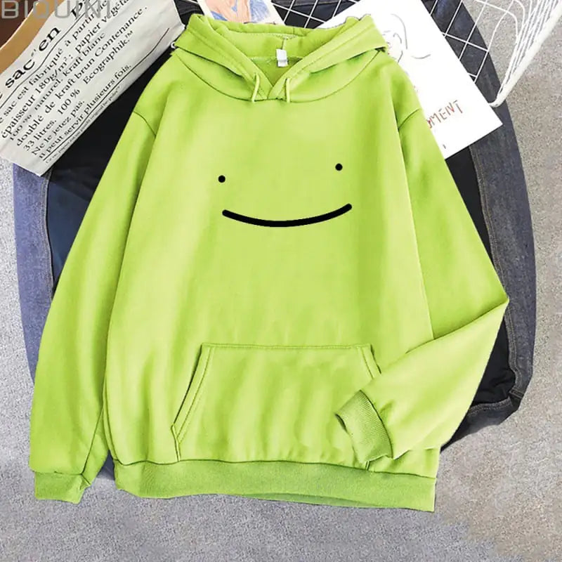 Men's Hoodie with Simple Cartoon Print Design