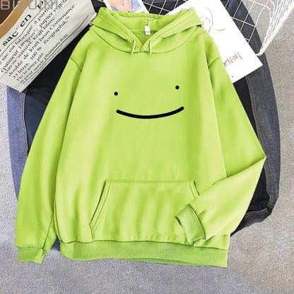 Men's Hoodie with Simple Cartoon Print Design